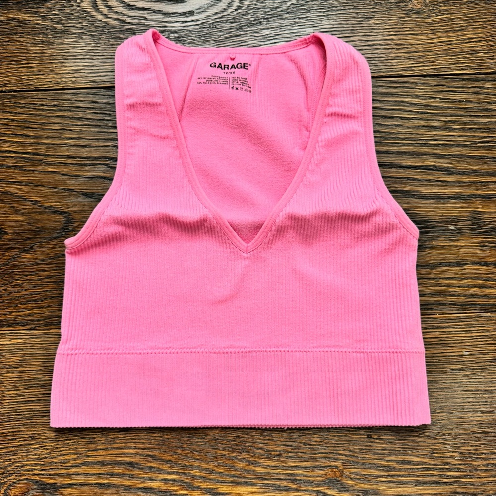 Pink Garage Tank Top